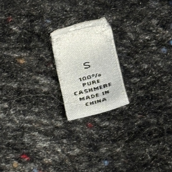 Pure Cashmere Gray Cowl Neck Sweater - Picture 3 of 4